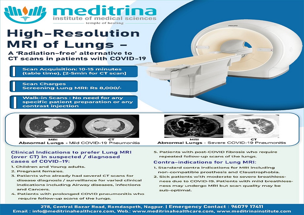 High resolution MRI of Lungs- Meditrina hospital(Best Multispeciality hospital in Nagpur)